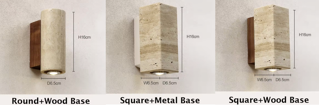 Kyoto™ Travertine Wall Sconce