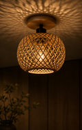 Nara™ Handwoven Bamboo Ceiling Light