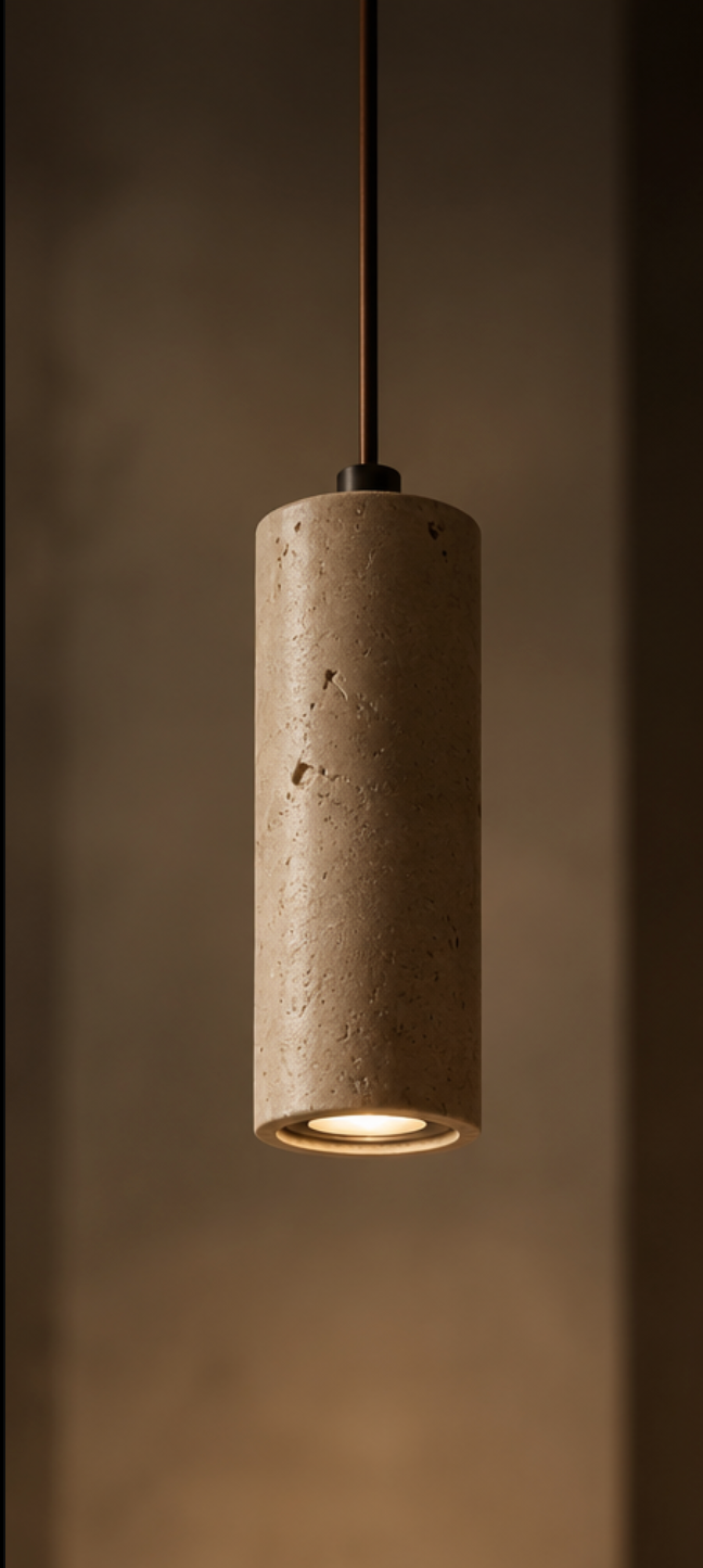 AURELIA™ Travertine Pendant Light