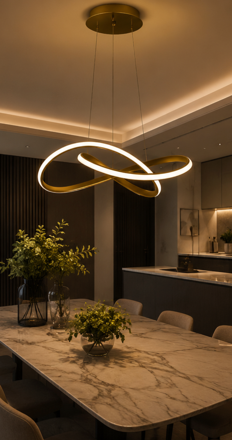 LUMIÈRE™ Infinity Halo Chandelier