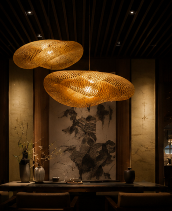 Takumi™ Handwoven Bamboo Pendant Light
