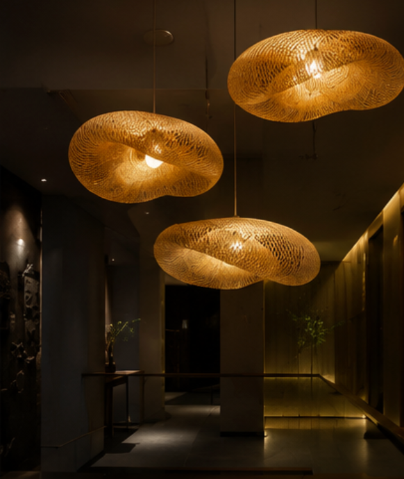 Takumi™ Handwoven Bamboo Pendant Light