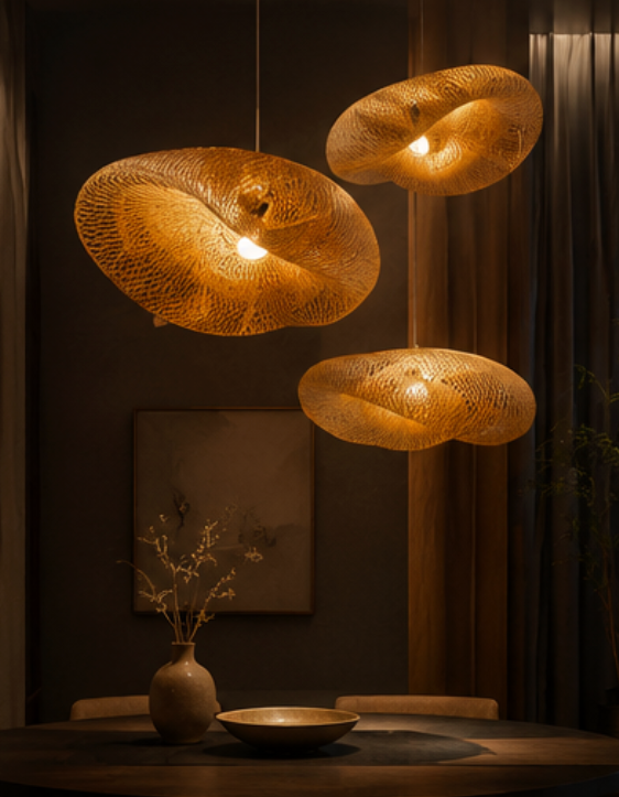 Takumi™ Handwoven Bamboo Pendant Light