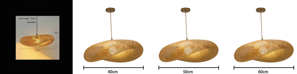 Takumi™ Handwoven Bamboo Pendant Light