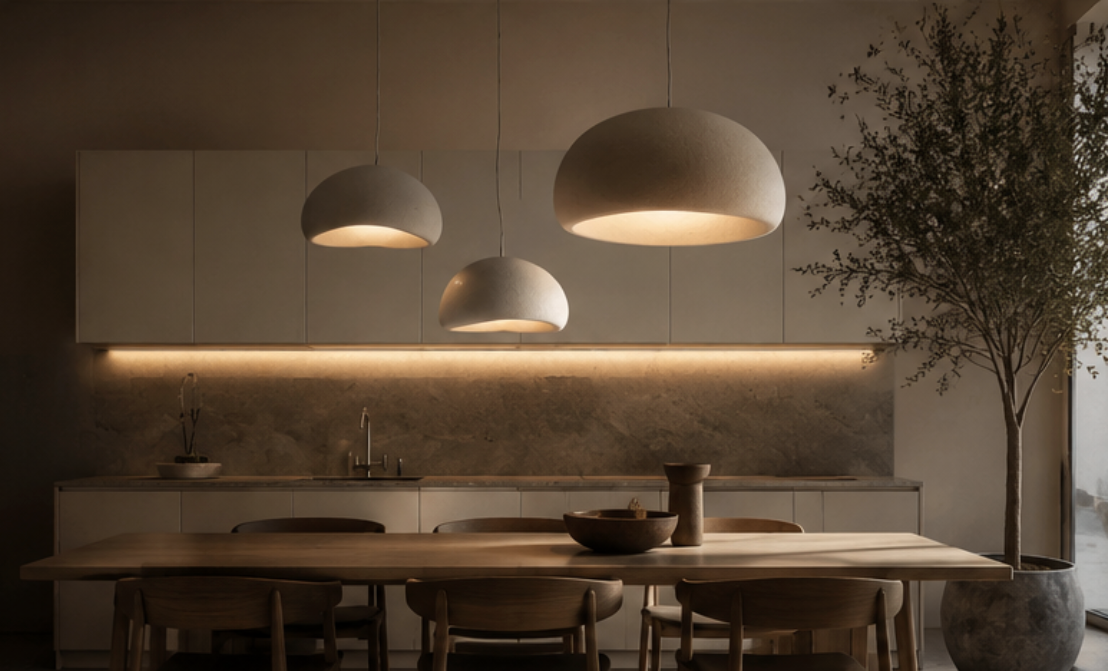 ÉCLAT™ Nordic Wabi-Sabi Pendant Light