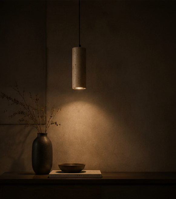 AURELIA™ Travertine Pendant Light