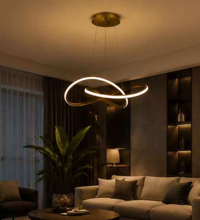 LUMIÈRE™ Infinity Halo Chandelier