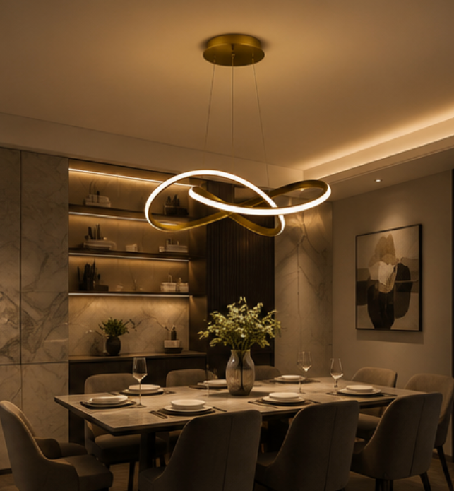 LUMIÈRE™ Infinity Halo Chandelier