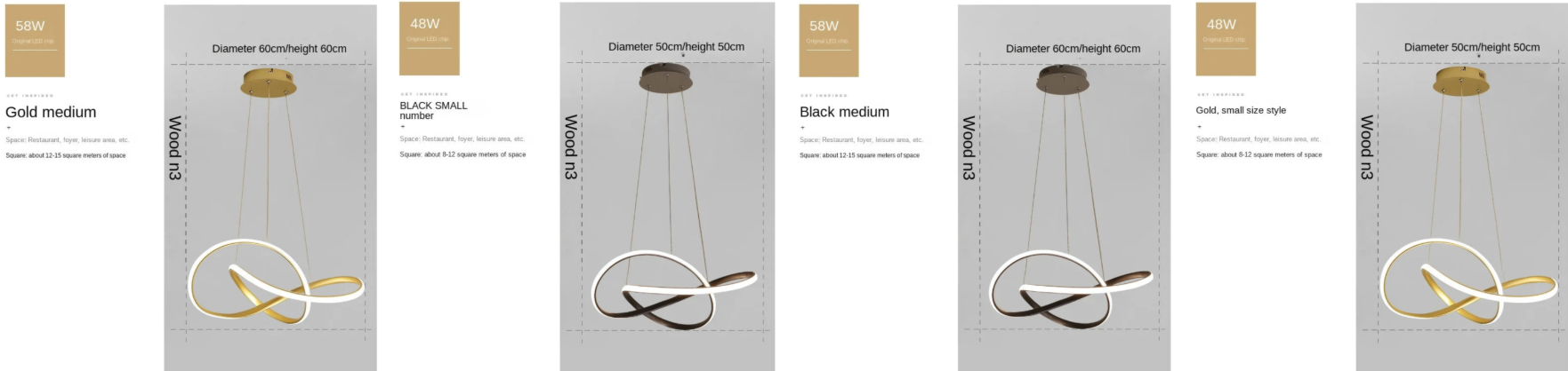 LUMIÈRE™ Infinity Halo Chandelier