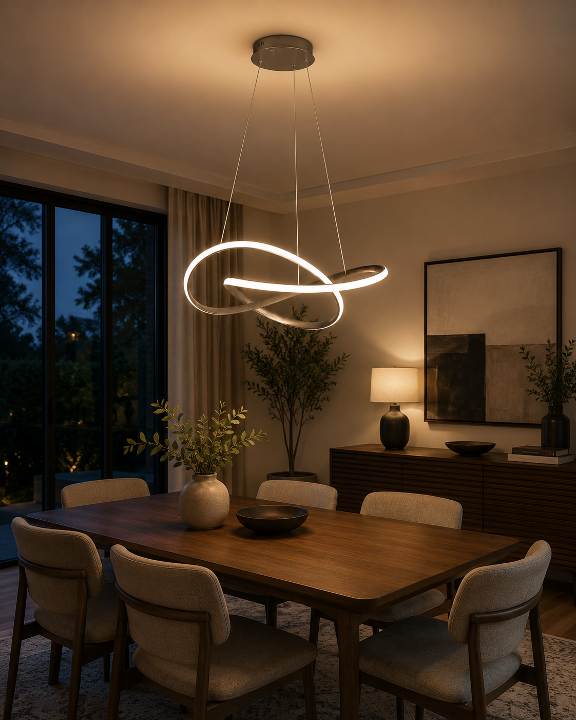 LUMIÈRE™ Infinity Halo Chandelier