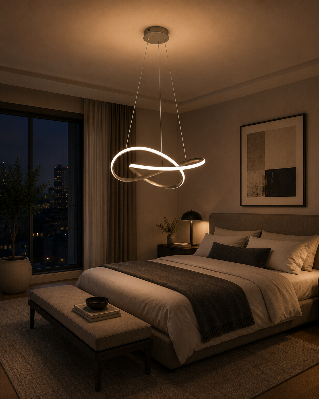 LUMIÈRE™ Infinity Halo Chandelier